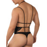 CandyMan Body Dentelle Flora Noir